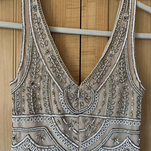 Anthropology BHLDN Long Dress Beaded - Picture 8 of 10